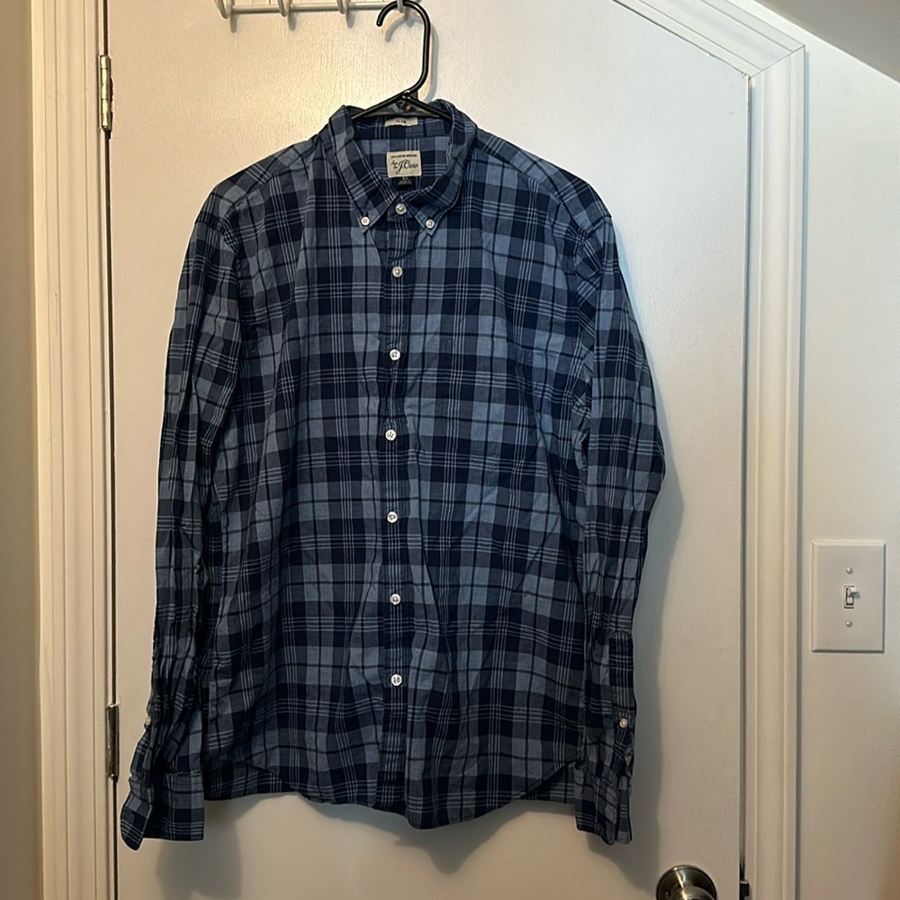 JCrew Slim XL button up